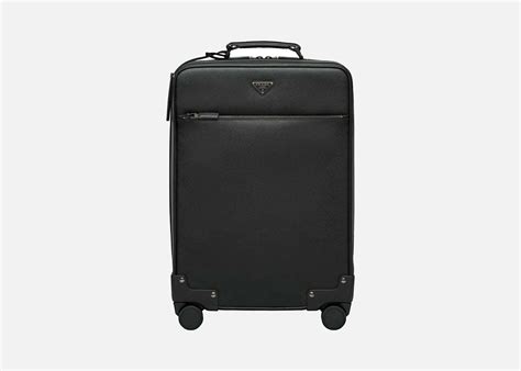 trolley prada in saffiano|10 Designer Luggage Pieces That Are Worth the Investment.